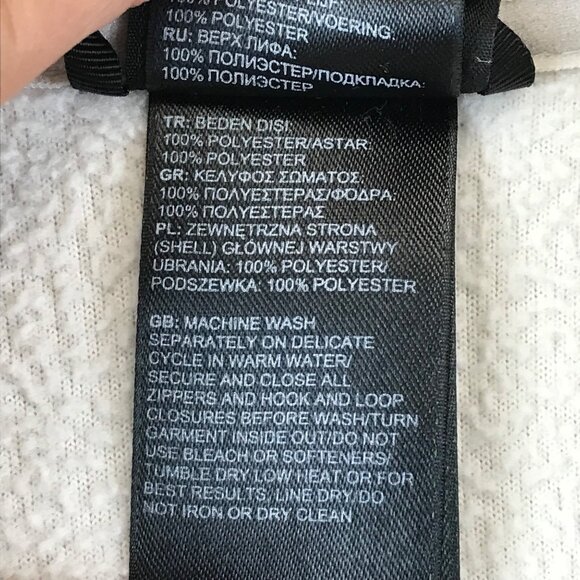 The North Face Fleece Full Zip Jacket women's size S - Picture 11 of 12